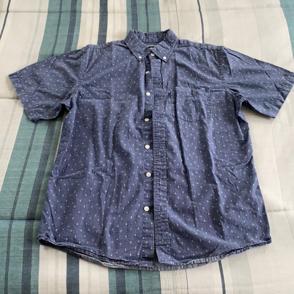 Men’s Button Up shorts sleeve